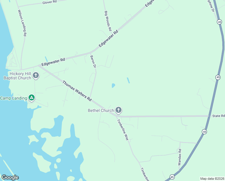 map of restaurants, bars, coffee shops, grocery stores, and more near in Wilsons Landing