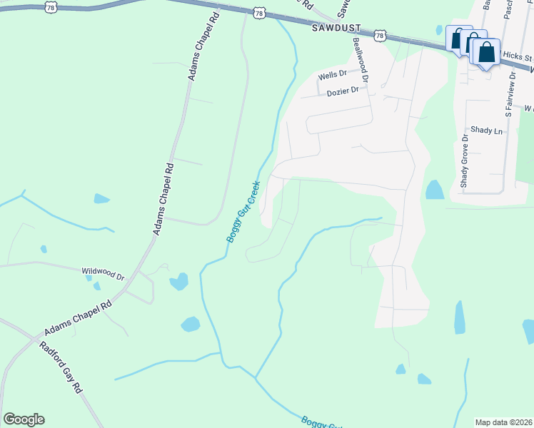 map of restaurants, bars, coffee shops, grocery stores, and more near 221 Pebble Lane in Harlem