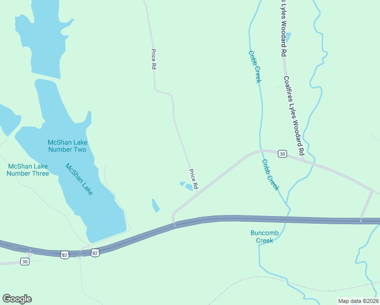 map of restaurants, bars, coffee shops, grocery stores, and more near Price Road in Reform
