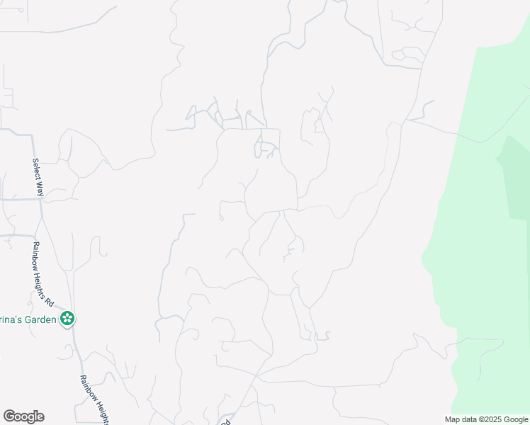 map of restaurants, bars, coffee shops, grocery stores, and more near Rainbow Heights Road in Fallbrook