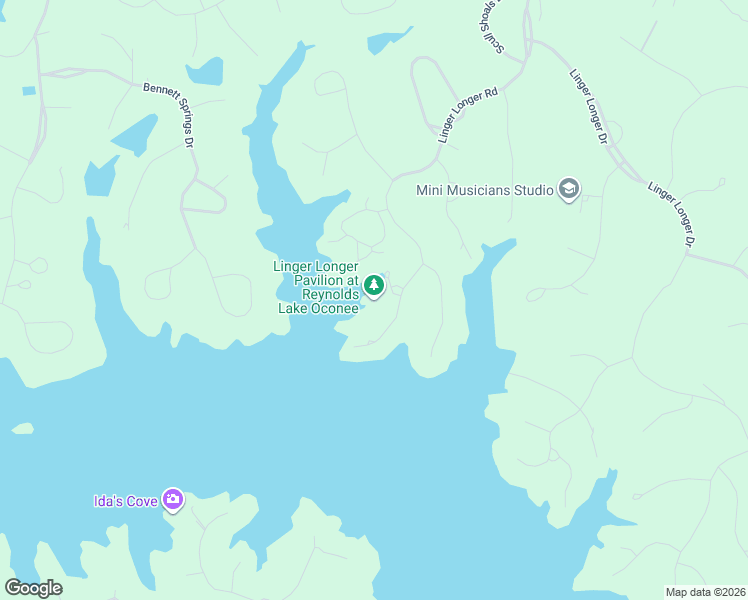 map of restaurants, bars, coffee shops, grocery stores, and more near 3321 Linger Longer Road in Greensboro