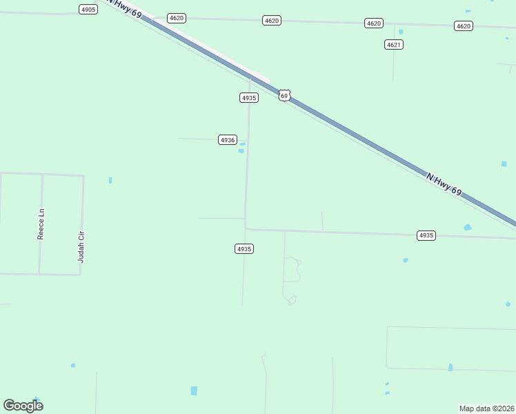 map of restaurants, bars, coffee shops, grocery stores, and more near 520 County Road 4935 in Trenton