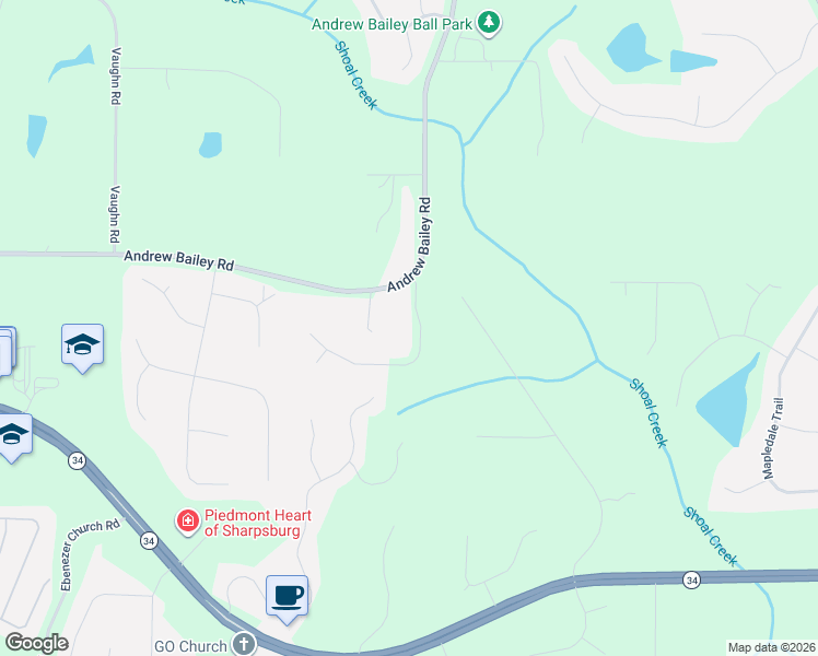 map of restaurants, bars, coffee shops, grocery stores, and more near 45 Pemberton Place in Sharpsburg