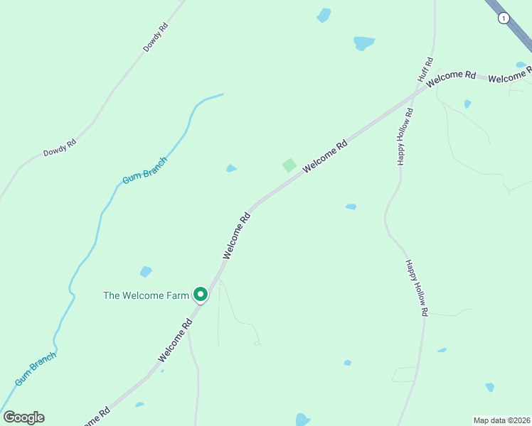 map of restaurants, bars, coffee shops, grocery stores, and more near 1084 Welcome Road in Roopville