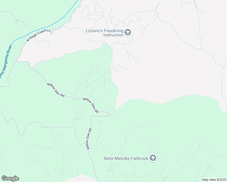 map of restaurants, bars, coffee shops, grocery stores, and more near 2154 Margarita Glen in Fallbrook