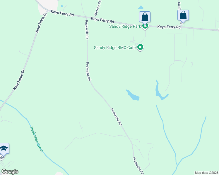 map of restaurants, bars, coffee shops, grocery stores, and more near 4860 Peeksville Road in McDonough