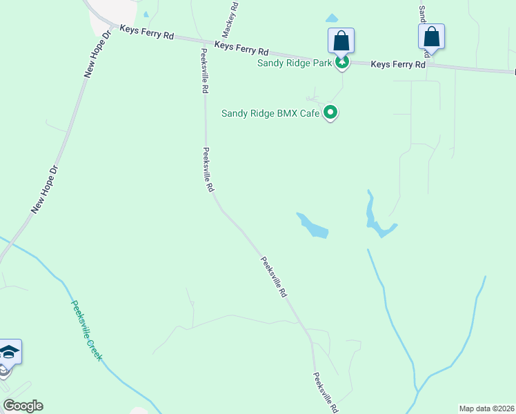 map of restaurants, bars, coffee shops, grocery stores, and more near 4860 Peeksville Road in McDonough