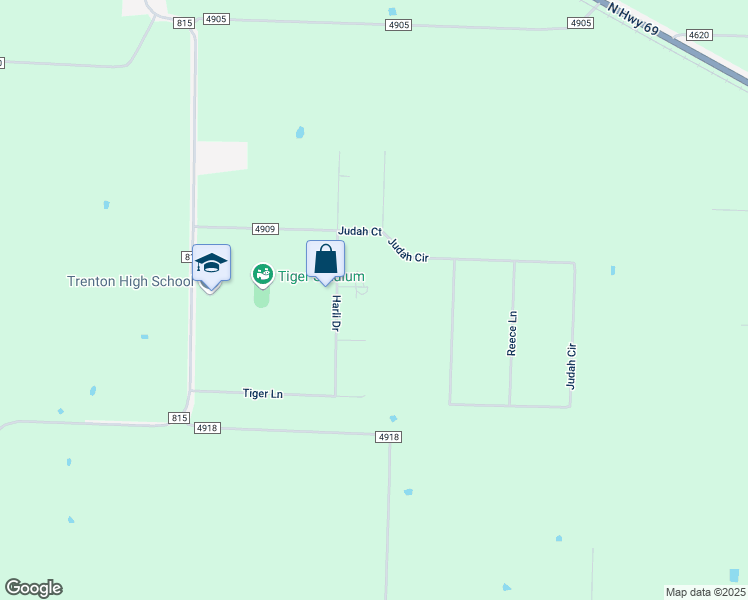 map of restaurants, bars, coffee shops, grocery stores, and more near 102 Ryan Lane in Trenton
