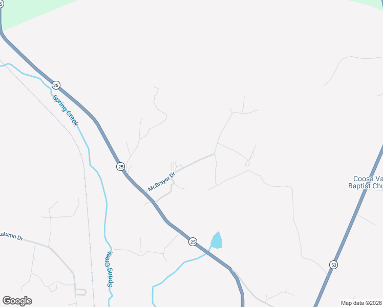 map of restaurants, bars, coffee shops, grocery stores, and more near 275 McBrayer Drive in Vincent