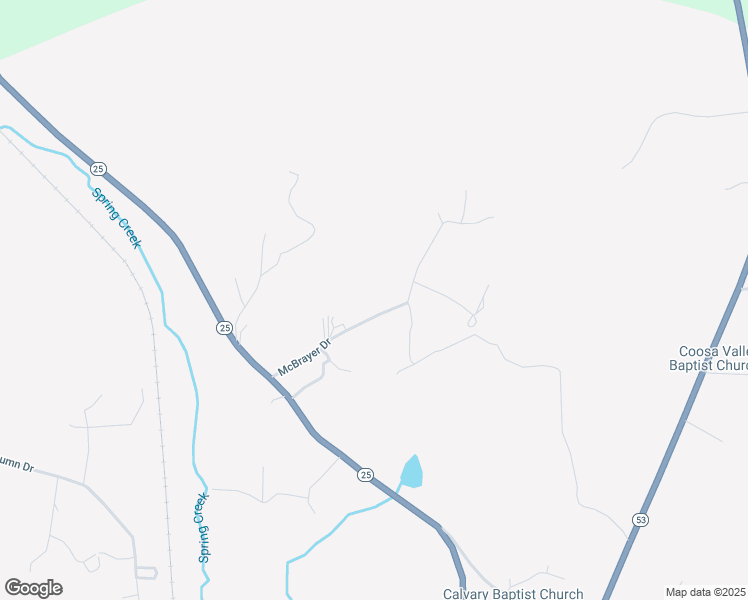 map of restaurants, bars, coffee shops, grocery stores, and more near 275 McBrayer Drive in Vincent