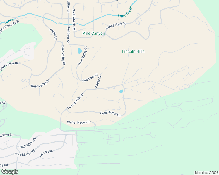 map of restaurants, bars, coffee shops, grocery stores, and more near Lincoln Hills Drive in Alto
