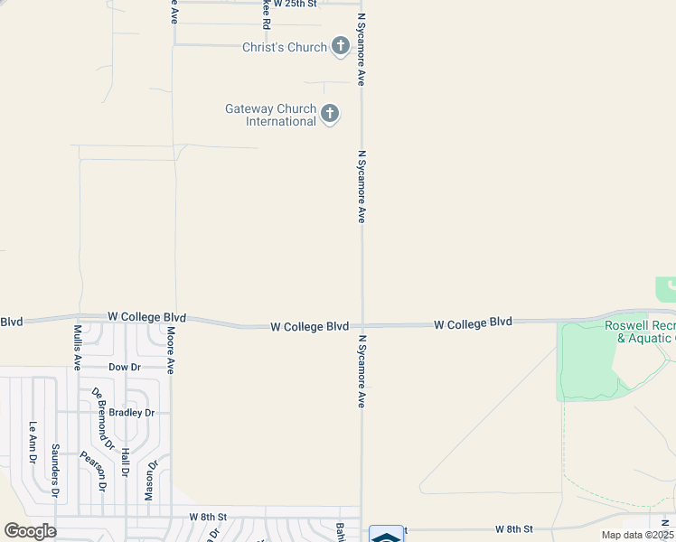 map of restaurants, bars, coffee shops, grocery stores, and more near 1540-2292 North Sycamore Avenue in Roswell
