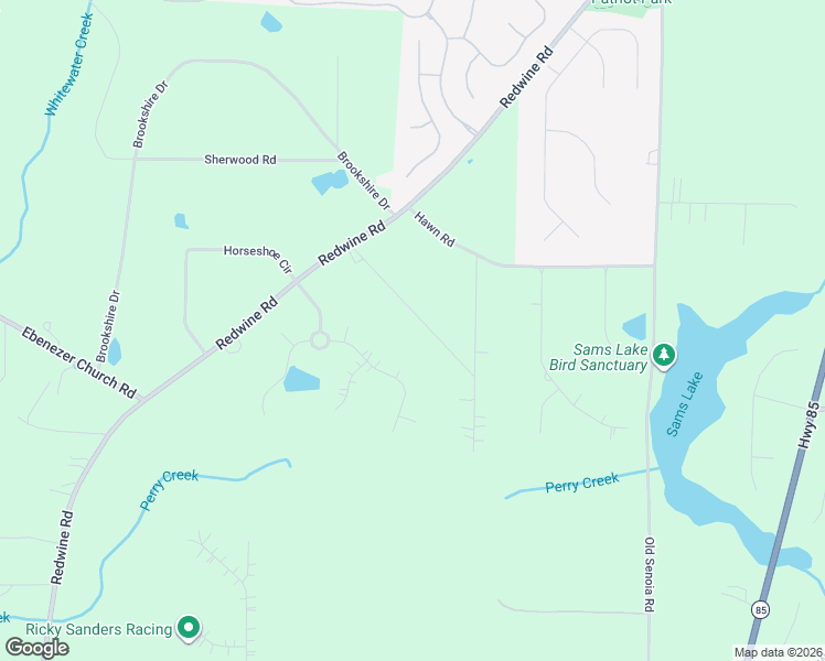 map of restaurants, bars, coffee shops, grocery stores, and more near 155 Rolling Brook Trail in Fayetteville