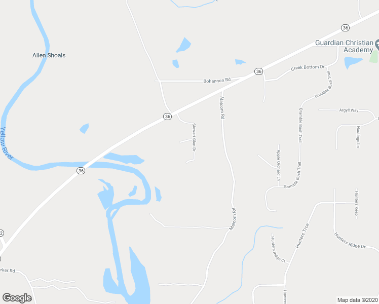 map of restaurants, bars, coffee shops, grocery stores, and more near 140 Stewart Glen Drive in Covington