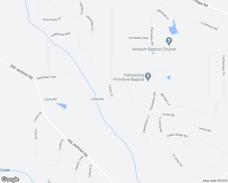 map of restaurants, bars, coffee shops, grocery stores, and more near 110 Laney Court in McDonough