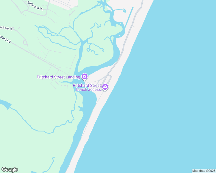 map of restaurants, bars, coffee shops, grocery stores, and more near 619 Springs Avenue in Pawleys Island