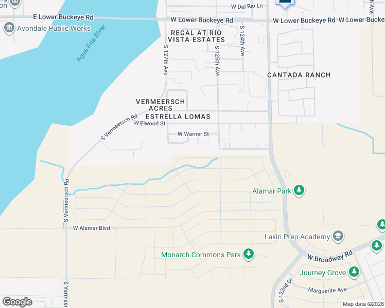 map of restaurants, bars, coffee shops, grocery stores, and more near 12615 West Illini Street in Avondale