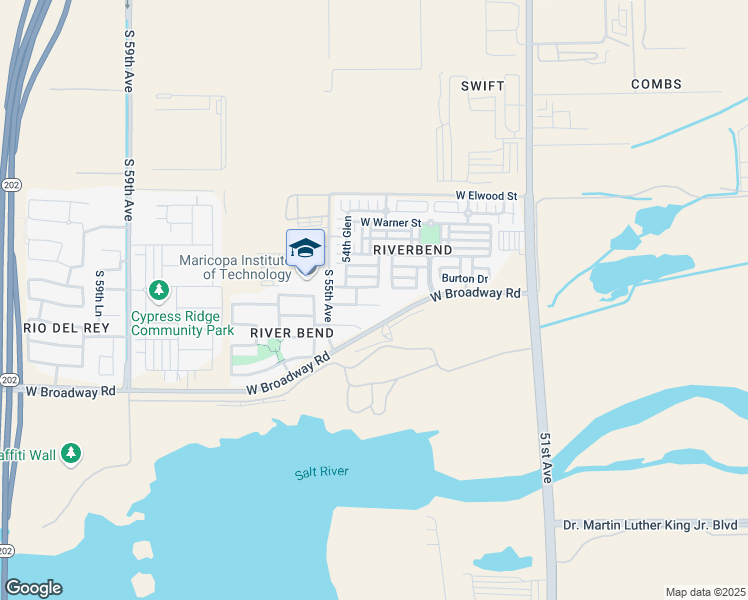 map of restaurants, bars, coffee shops, grocery stores, and more near 5412 West Atlantis Avenue in Phoenix