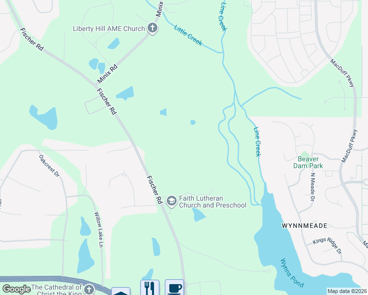 map of restaurants, bars, coffee shops, grocery stores, and more near 757 Fischer Road in Sharpsburg