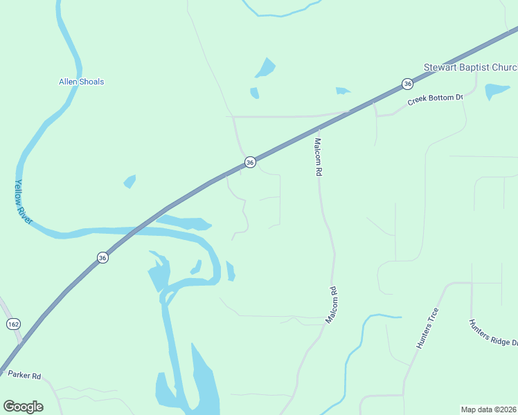 map of restaurants, bars, coffee shops, grocery stores, and more near 140 Stewart Glen Drive in Covington