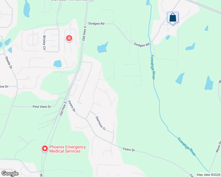 map of restaurants, bars, coffee shops, grocery stores, and more near 1201 Pendley Point in Hampton