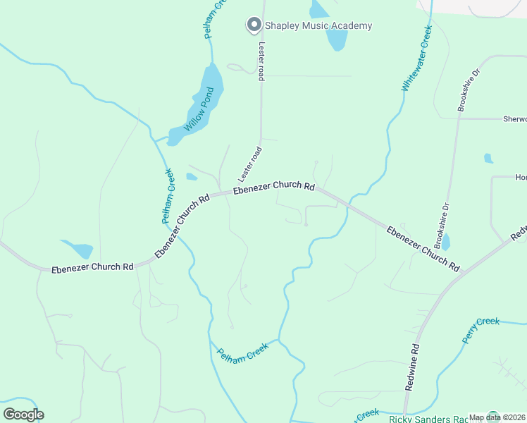 map of restaurants, bars, coffee shops, grocery stores, and more near 256 Ebenezer Church Road in Fayetteville