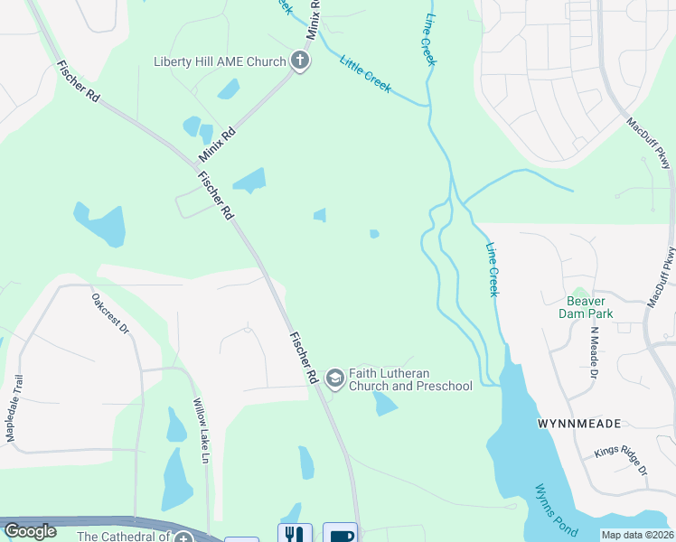 map of restaurants, bars, coffee shops, grocery stores, and more near 757 Fischer Road in Sharpsburg