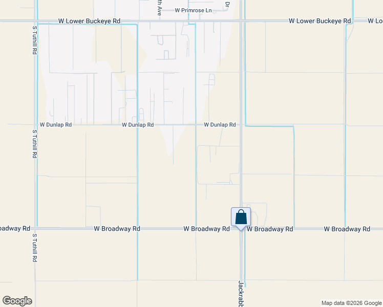 map of restaurants, bars, coffee shops, grocery stores, and more near 19801 West Dunlap Road in Buckeye