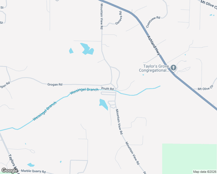 map of restaurants, bars, coffee shops, grocery stores, and more near 1001 Grogan Road in Talladega