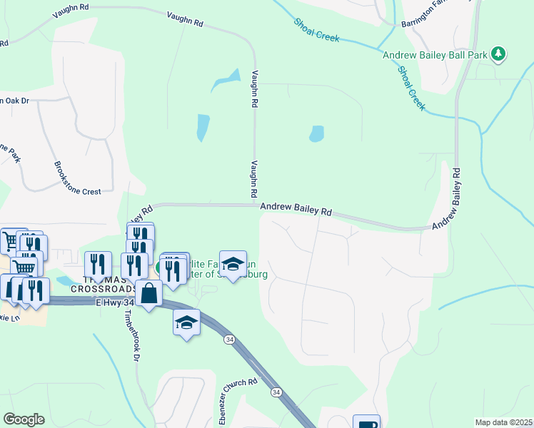 map of restaurants, bars, coffee shops, grocery stores, and more near 85 Holly Springs Road in Sharpsburg