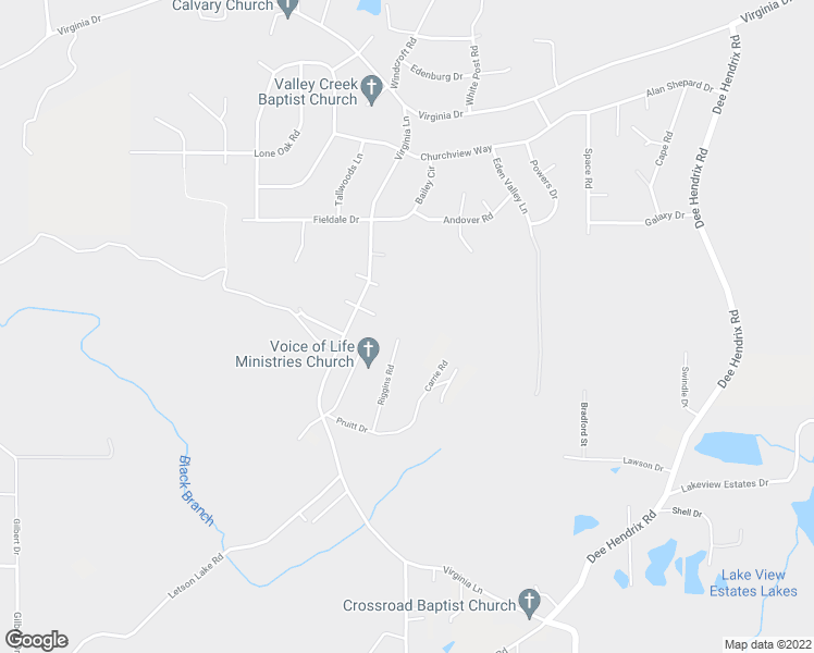 map of restaurants, bars, coffee shops, grocery stores, and more near 3390 Riggins Road in Hueytown