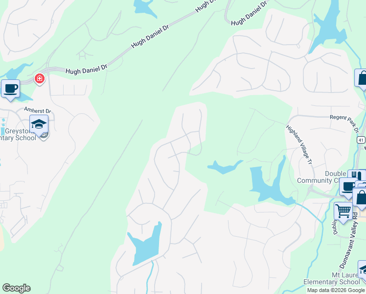 map of restaurants, bars, coffee shops, grocery stores, and more near 1009 Grove Park Way in Birmingham