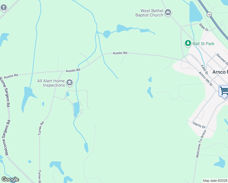 map of restaurants, bars, coffee shops, grocery stores, and more near 510 Austin Road in Newnan