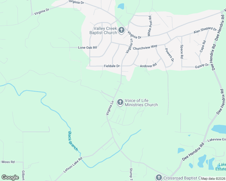 map of restaurants, bars, coffee shops, grocery stores, and more near 6332 Goodhope Drive in Bessemer