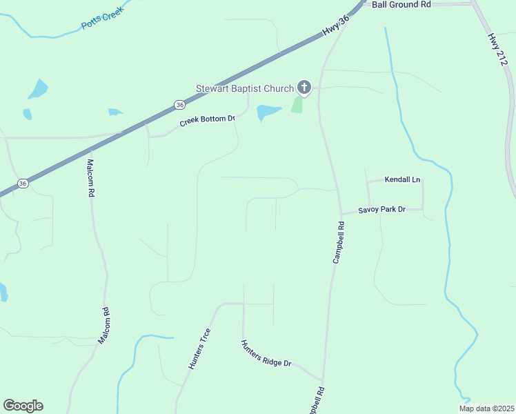 map of restaurants, bars, coffee shops, grocery stores, and more near 95 Loudoun Drive in Covington
