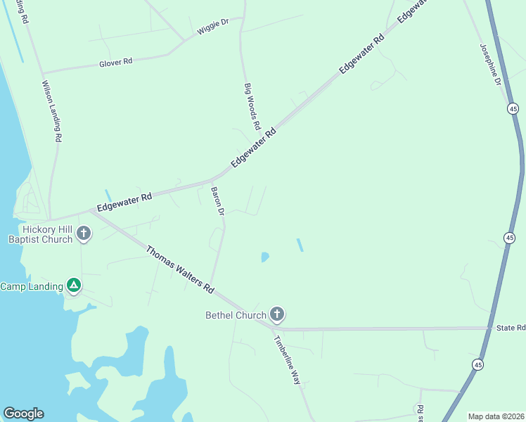 map of restaurants, bars, coffee shops, grocery stores, and more near 131 Tasman Lane in Pineville