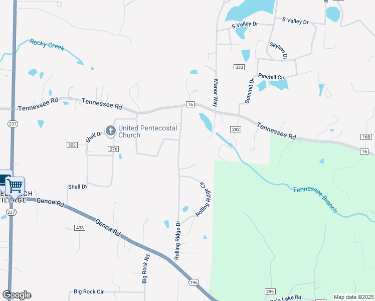 map of restaurants, bars, coffee shops, grocery stores, and more near 912 Rolling Ridge Drive in Texarkana