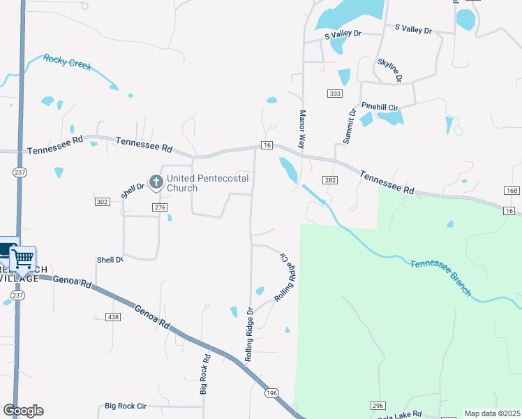 map of restaurants, bars, coffee shops, grocery stores, and more near 912 Rolling Ridge Drive in Texarkana