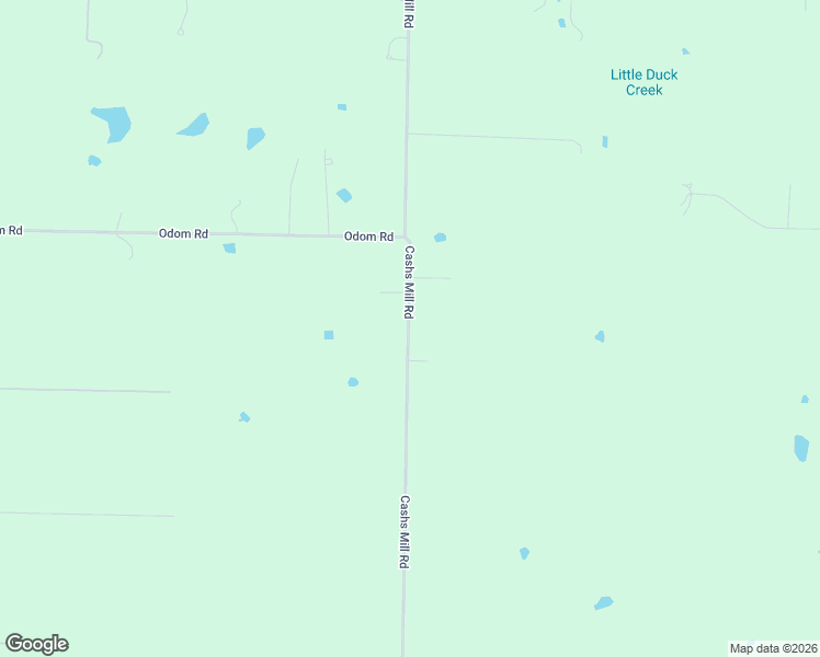 map of restaurants, bars, coffee shops, grocery stores, and more near Cashs Mill Road in Sanger