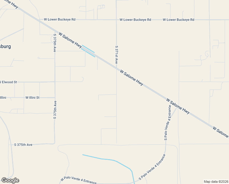 map of restaurants, bars, coffee shops, grocery stores, and more near 3600 South 371st Avenue in Tonopah
