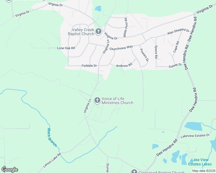 map of restaurants, bars, coffee shops, grocery stores, and more near 6291 Donaldson Drive in Hueytown