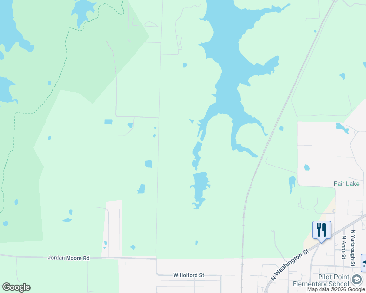 map of restaurants, bars, coffee shops, grocery stores, and more near 13848 Alexander Road in Pilot Point