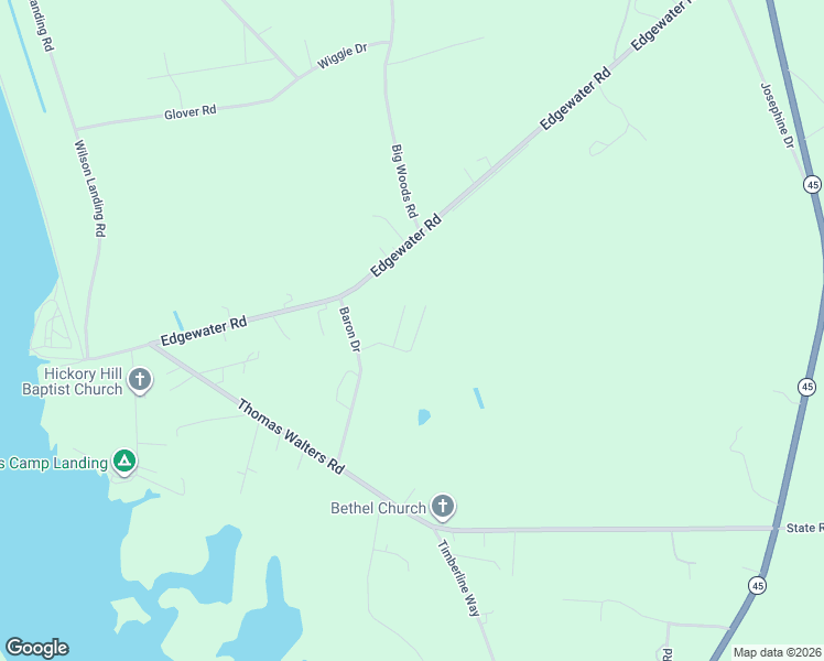 map of restaurants, bars, coffee shops, grocery stores, and more near 131 Tasman Lane in Pineville