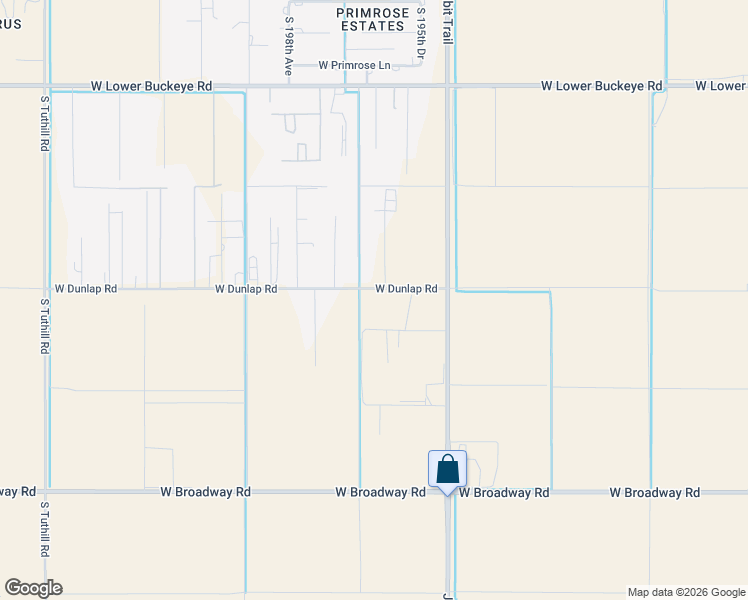 map of restaurants, bars, coffee shops, grocery stores, and more near 19557 West Dunlap Road in Buckeye