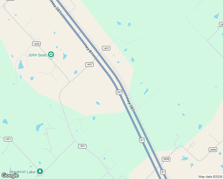 map of restaurants, bars, coffee shops, grocery stores, and more near 9301-9321 U.S. 287 in Sunset
