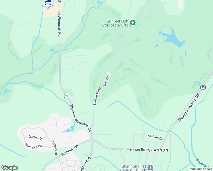 map of restaurants, bars, coffee shops, grocery stores, and more near 423 Sunbelt Drive in Bessemer