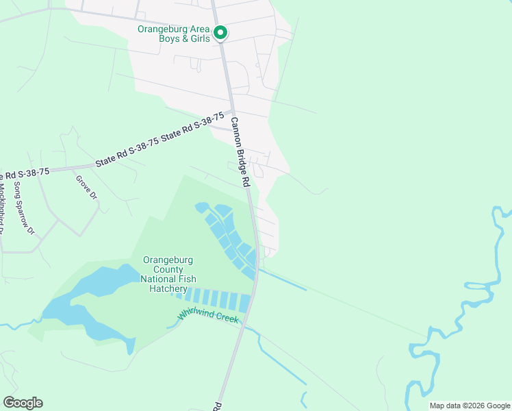 map of restaurants, bars, coffee shops, grocery stores, and more near 2510 Cannon Bridge Road in Cordova