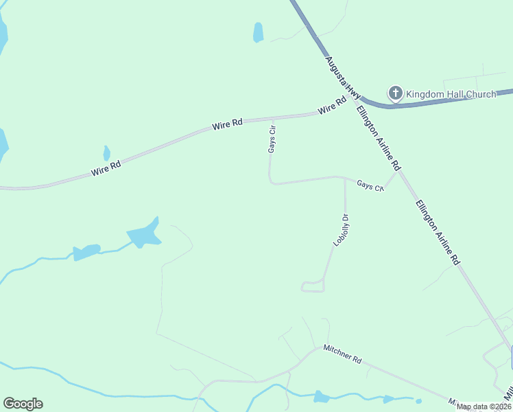 map of restaurants, bars, coffee shops, grocery stores, and more near 2727 Gays Circle in Dearing