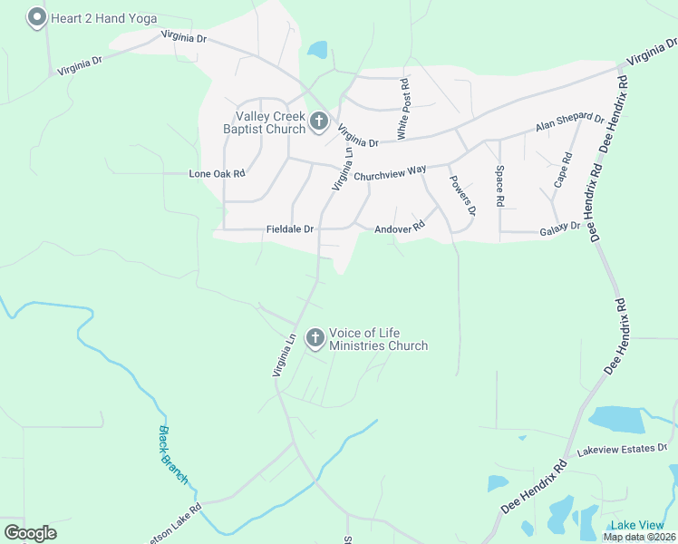 map of restaurants, bars, coffee shops, grocery stores, and more near 1913 Virginia Lane in Hueytown