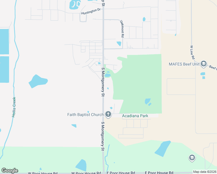 map of restaurants, bars, coffee shops, grocery stores, and more near 1744 South Montgomery Street in Starkville